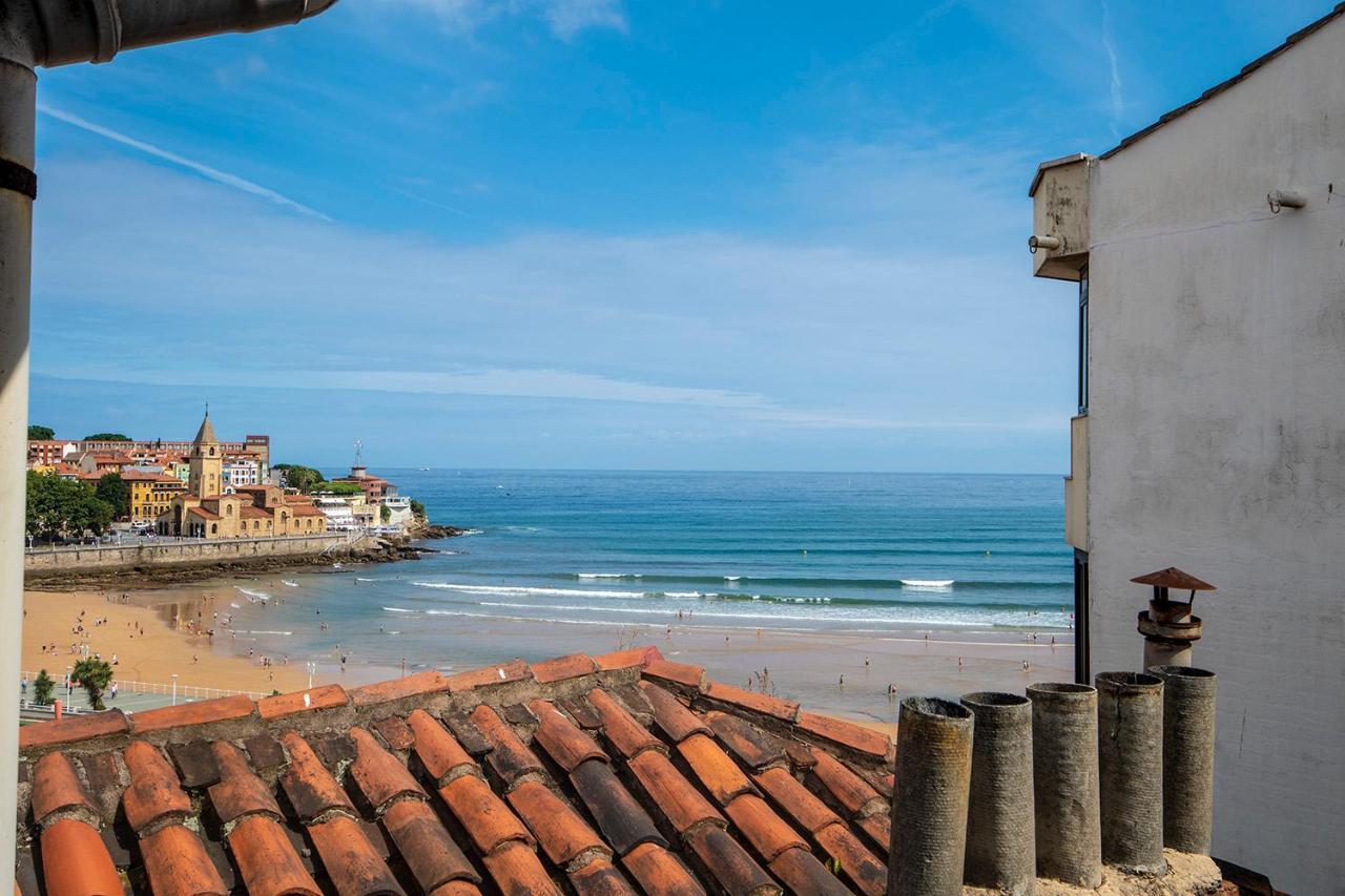 Appartement 183A Apto En Pleno Centro Con Vistas Al Mar à Gijón Extérieur photo